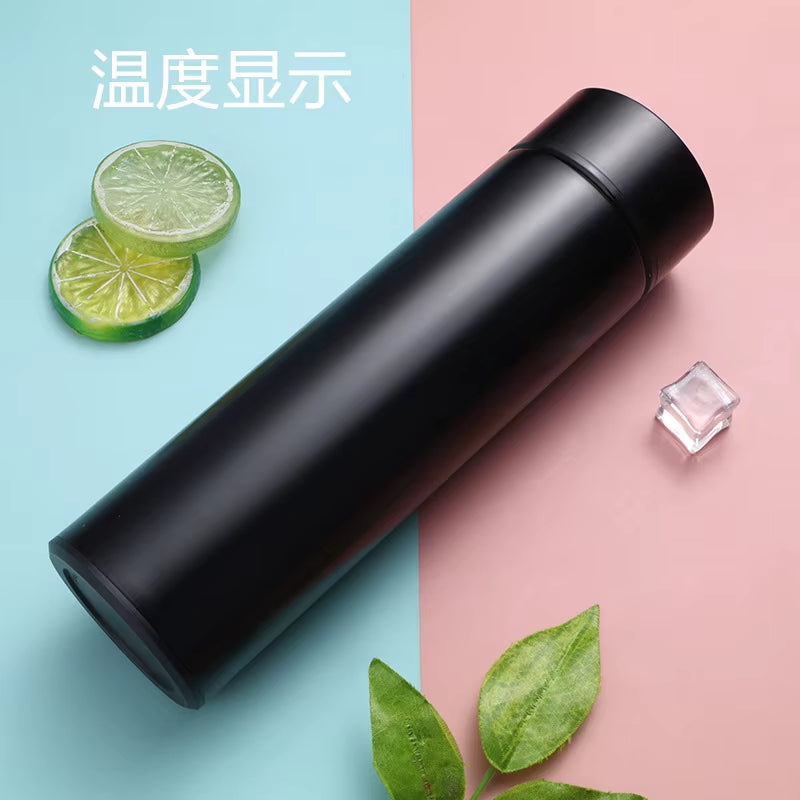 500ML Intelligent Insulated Mug Thermos Flask Tea Water Separation Stainless Steel Vacuum Kettle Coffee Mug Thermos Mug