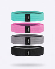 Set de bandes de résistance en tissu pour Pilates et renforcement