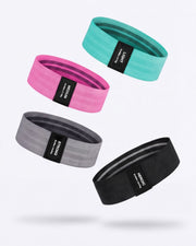 Set de bandes de résistance en tissu pour Pilates et renforcement
