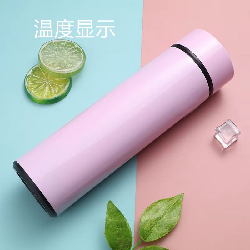 500ML Intelligent Insulated Mug Thermos Flask Tea Water Separation Stainless Steel Vacuum Kettle Coffee Mug Thermos Mug