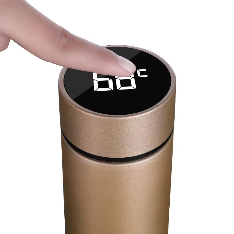 500ML Intelligent Insulated Mug Thermos Flask Tea Water Separation Stainless Steel Vacuum Kettle Coffee Mug Thermos Mug