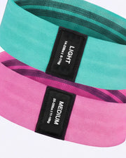 Set de bandes de résistance en tissu pour Pilates et renforcement